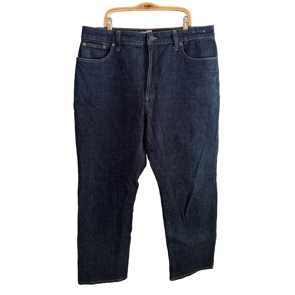 Madewell Curvy 90s Straight Jeans Women Size 32 Dark Wash Denim High Waist